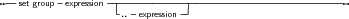 --set group-expression--|-------------------------------------------
                     -.. -expression--
     